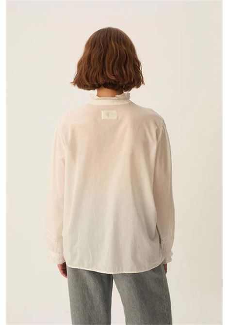 Des Petits Hauts Sothis Écru Cotton Voile Blouse Des Petits Hauts |  | 1H250417ECRU